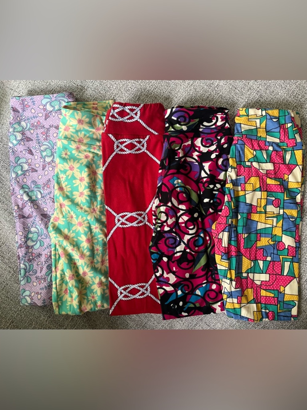 Lularoe Tween Leggings set of 5 NWOT